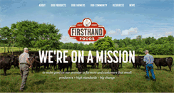 Desktop Screenshot of firsthandfoods.com